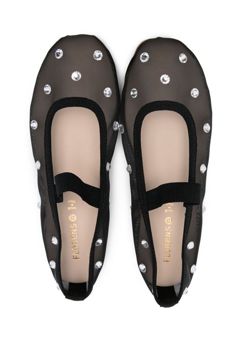 Ballerine impreziosite da strass FLORENS | F923118V RETE NERO